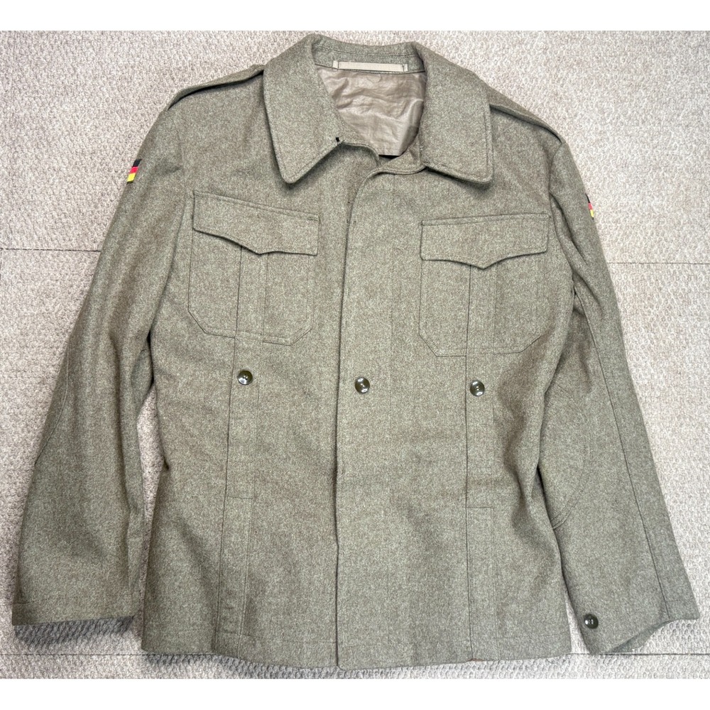 Val Mehler A.G. Men's Military German Button Up Long Sleeve Wool Jacket Size S/M
